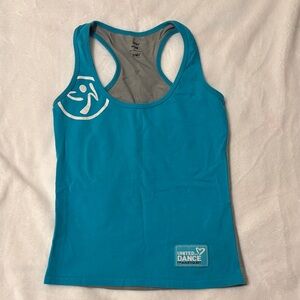 Zumba Fitness Vibrant Blue Tank Top